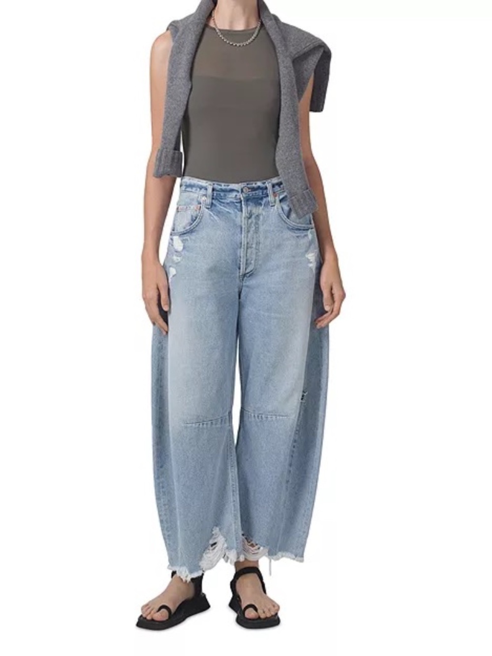 CITIZEN OF HUMANITY: Horseshoe Jeans in SAVAHN Light Blue